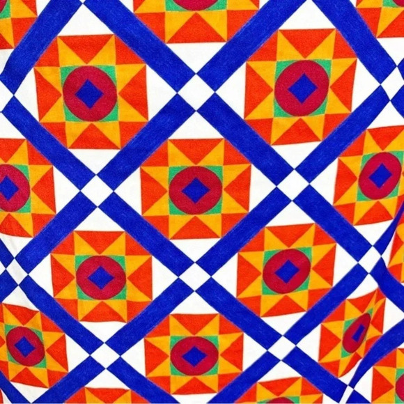 WeWoreWhat Revolve Cowl Back Cut Out Geometric Print Maxi Dress Size XL NWT - Picture 7 of 11